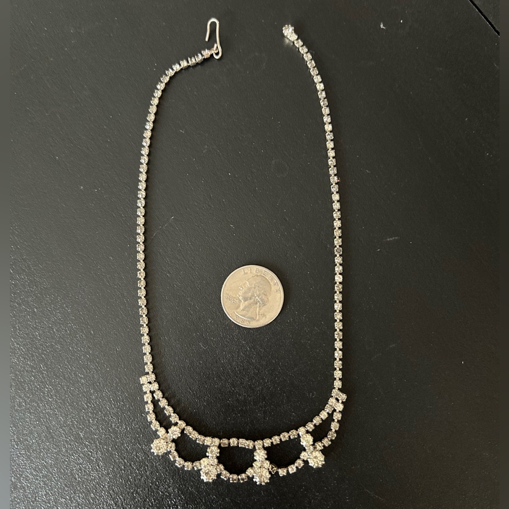 Dazzling Silver Crystal Necklaces
